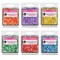 Sprinkletz Rainbow Embellishments – 1,800 Tiny Polymer Clay Pieces for Crafts, Scrapbooking & Shaker Cards – Stars, Flowers & Pinwheels